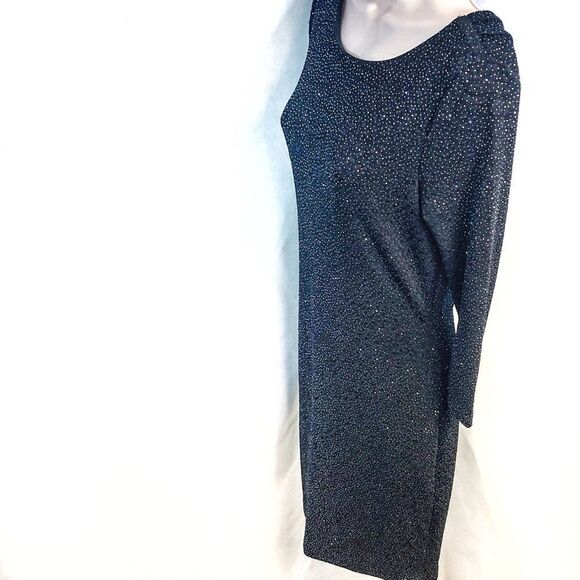 Studio Y Sparkling Draped Back Bodycon Sz S - Picture 5 of 7